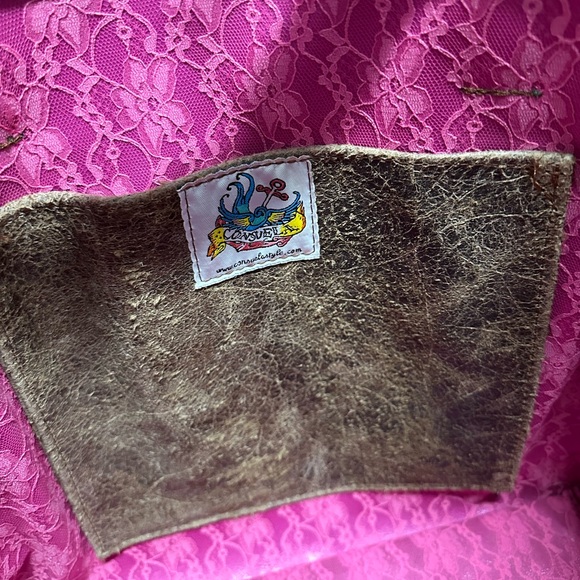 Consuela Brown Tote Bag with Aztec Straps - Picture 6 of 6